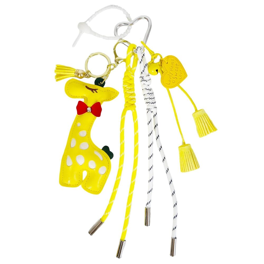 5381 Keychain , Bag Charm, Hand-Woven Nylon Rope Key Chain, Aesthetic